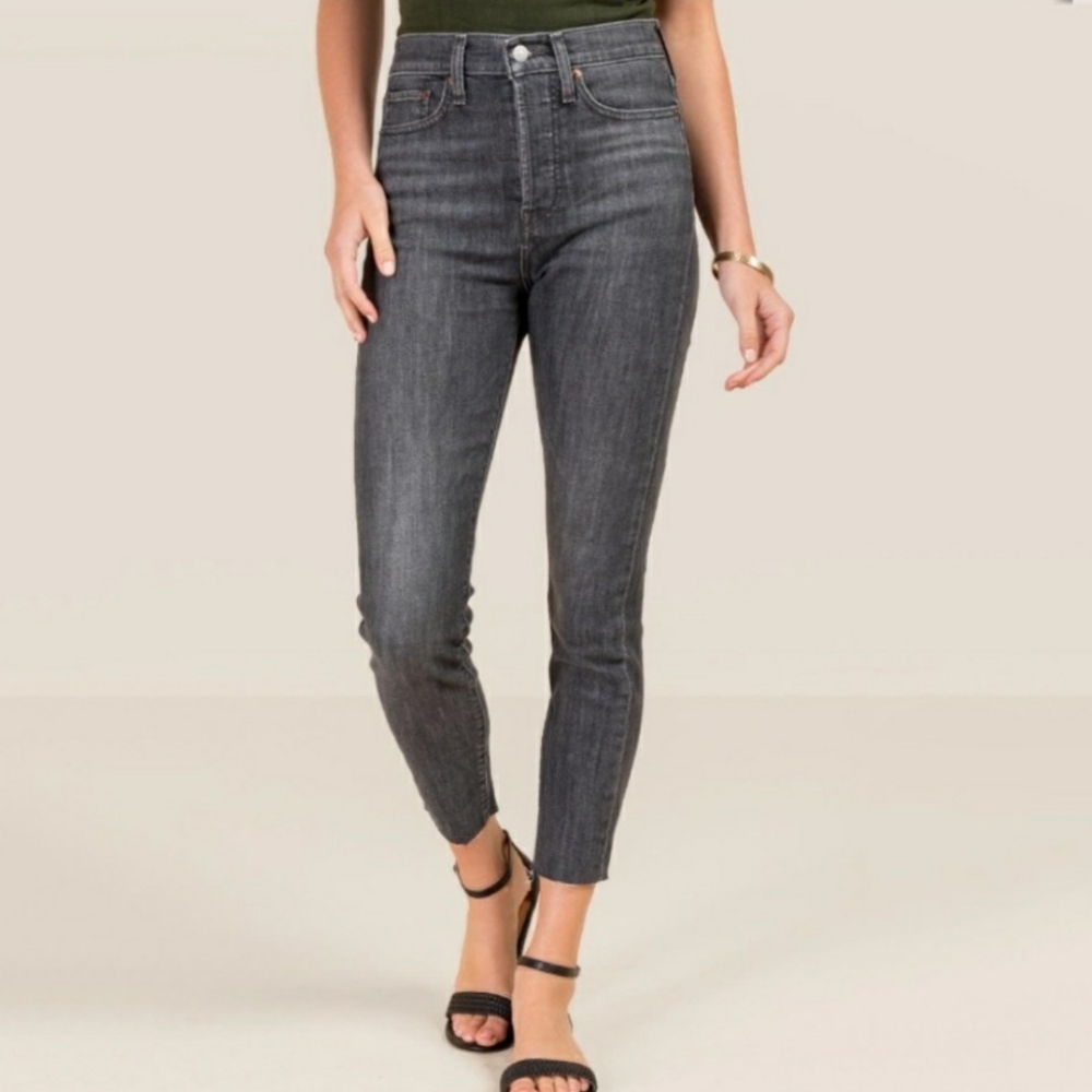 Levis Wedgie Skinny Jeans In Ravens Wing